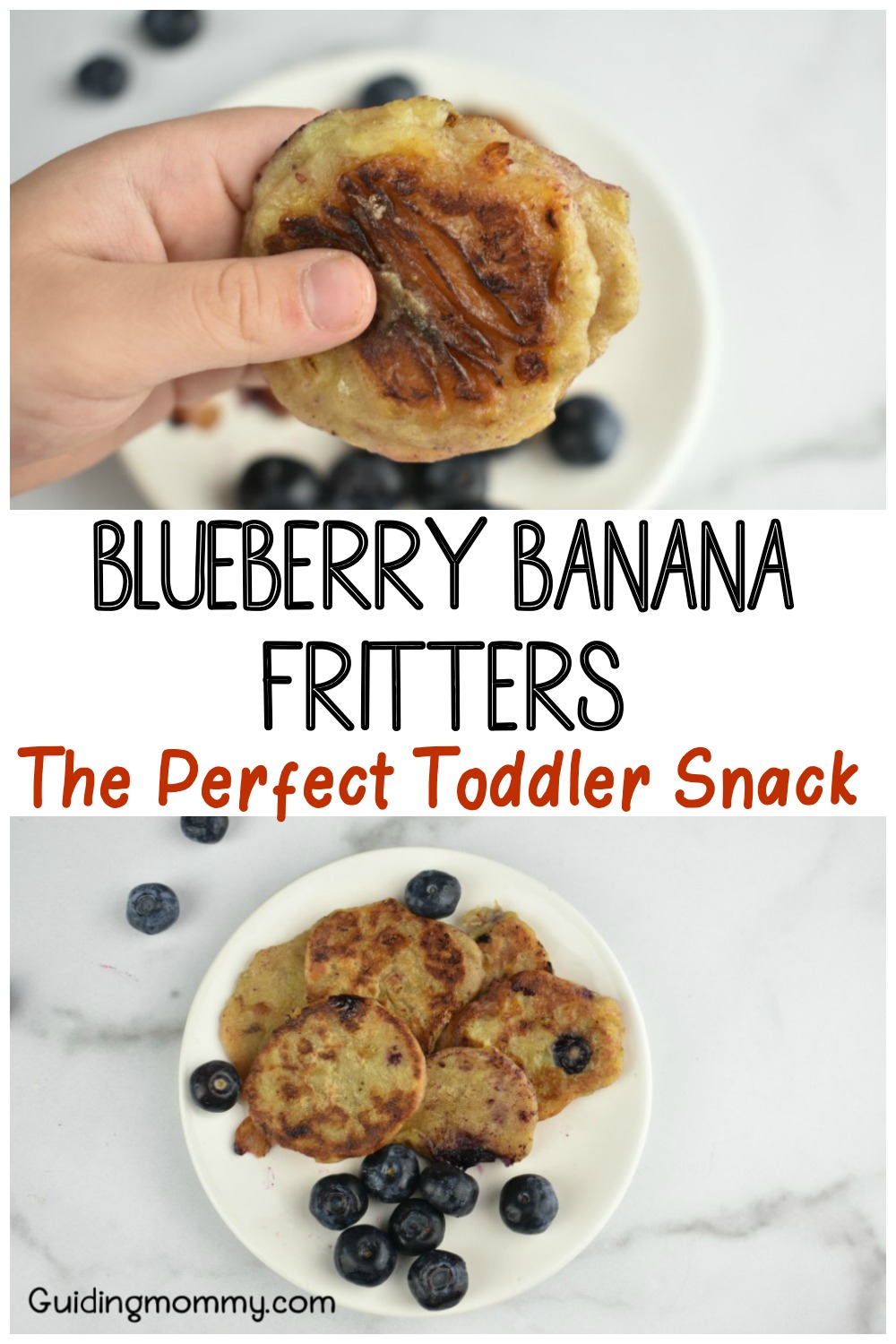 Blueberry Banana Fritters- The Perfect Toddler Snack